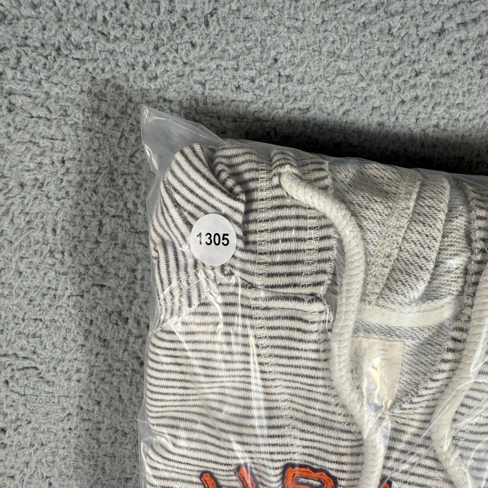 Auburn Tigers Blur 84 Hoodie Womens Small White Striped Lightweight University - Picture 9 of 9